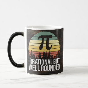 Retro Vintage Pi Day - Irrational but Well Rounded Magic Mug