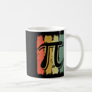 Retro Vintage Pi Math Geek Mathematician Pi Day Coffee Mug
