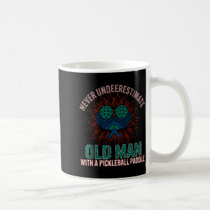 Retro vintage pickleball retirement dad funny coffee mug