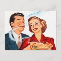 retro vintage pie baking lady