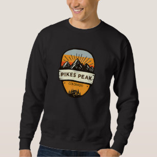 Retro Vintage Pikes Peak, Colorado Souvenir Sweatshirt
