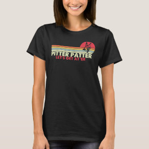 Retro Vintage Pitter Patter German Shepherd Dog T-Shirt