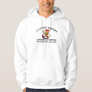 Retro Vintage Pizza Cartoon Hoodie