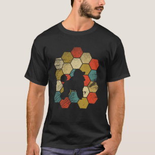 Retro vintage Poodle Dogs and cute animal 4 T-Shirt