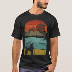 Retro vintage Poodle Dogs and cute animal 5 T-Shirt