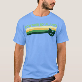 Retro Vintage Powered By Plants T-Shirt