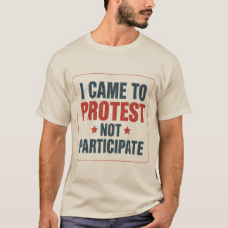 Retro Vintage Protest Statement T-Shirt | Bold Act