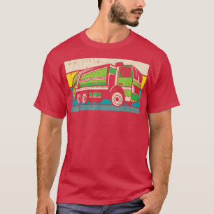 Retro Vintage Proud Garbage Trash Truck Driver  T-Shirt