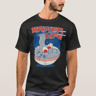 Retro Vintage Ramen Life Japanese Cuisine Fanatic  T-Shirt