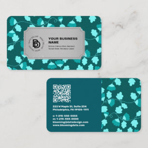 Retro Vintage Rays Abstract Trendy Name Business Card