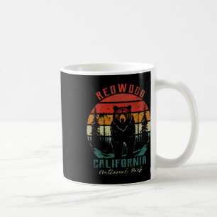 Retro Vintage Redwood National Park For Kids Hikin Coffee Mug