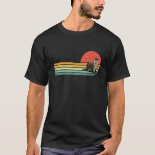 Retro Vintage River Sea Otter Animal Mammal Otter T-Shirt