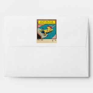 Retro Vintage Romance Comic: Pillow Talk Envelope