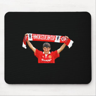 Retro Vintage Roy Keane Soccer Umbro Jersey Large Mouse Mat