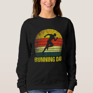 Retro Vintage Rugby Sport Fathers Day Men Dad Outf Sweatshirt
