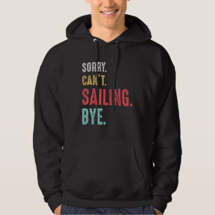 Retro Vintage Sailing Yachting Sailboat Captain Da Hoodie