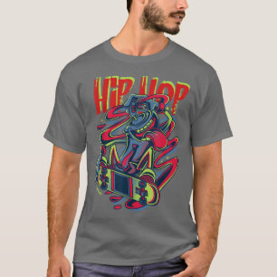 Retro Vintage Santa Cruz California Hip Hop Skateb T-Shirt