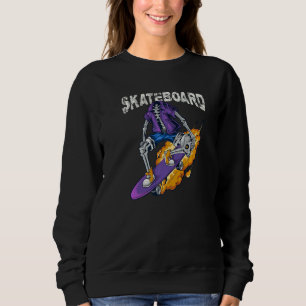 Retro Vintage Santa Cruz Skate Skateboarding Stree Sweatshirt