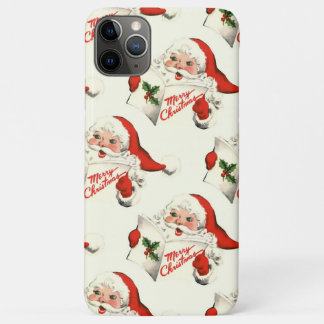 Retro Vintage Santa iPhone 11 Pro Max Phone Case