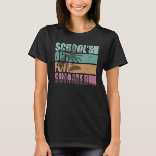 Retro Vintage School's Out For Summer Women Kids T T-Shirt