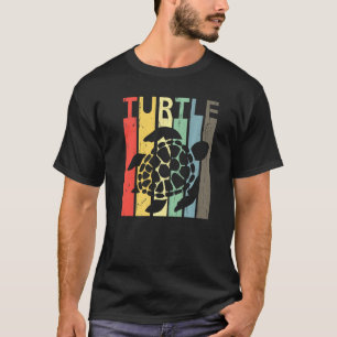 Retro Vintage Sea Turtle Lover Skip a Straw Ocean T-Shirt