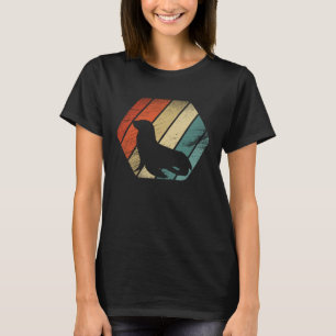 Retro vintage Seal and cute animal T-Shirt