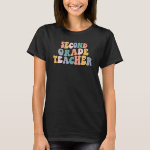 Retro Vintage Second Grade Teacher Team 2nd Grade  T-Shirt