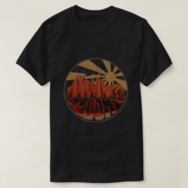Retro Vintage Sedona Arizona T-Shirt (Design Front)