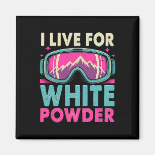 Retro Vintage Ski Snowboard Goggles 80s 90s Skiing Magnet