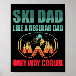 Retro Vintage Skiing Snow Gifts For Skiers _1 Poster