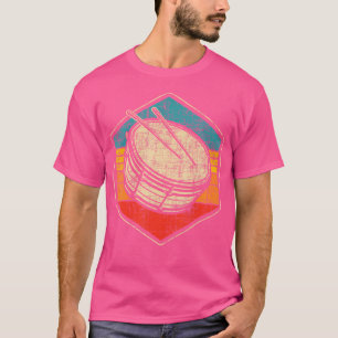 Retro Vintage Snare Drum - Marching Band Drumline T-Shirt