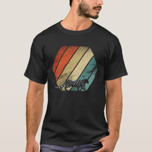 Retro vintage Snow Leopard and cute animal 3 T-Shirt