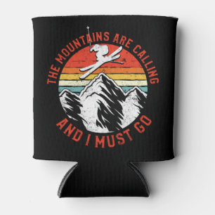 Retro Vintage Snow Ski Mountains Are Calling And I Can Cooler