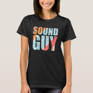 Retro Vintage Sound Guy recording engineers T-Shirt