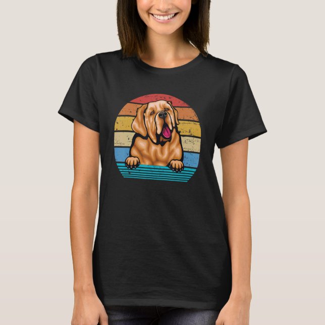 Retro Vintage Spanish Mastiff T-Shirt (Front)