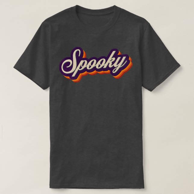 Retro Vintage Spooky T-Shirt (Design Front)