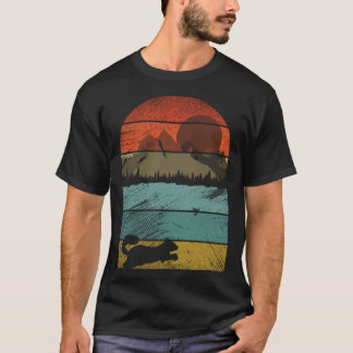 Retro vintage Squirrel  and cute animal  2 T-Shirt