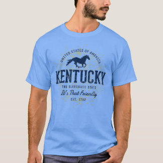 Retro Vintage State of Kentucky T-Shirt