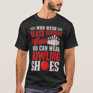 Retro Vintage Striker Bowler Playing Bowling Sport T-Shirt