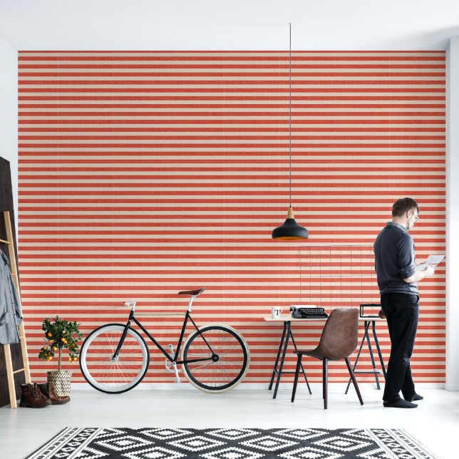 Retro vintage striped pattern wallpaper. wallpaper (Living Room)