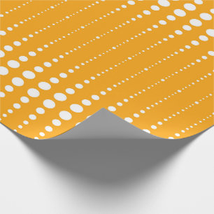 Retro vintage style circles geometric lines stripe wrapping paper