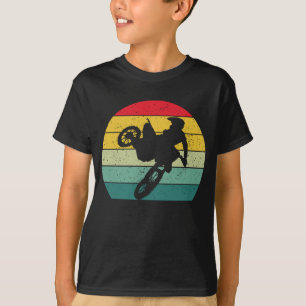 Retro Vintage Style Dirt Bike Motocross T-Shirt