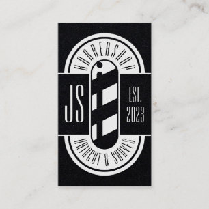 Retro vintage style giant logo  business card