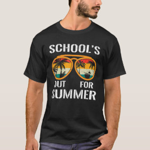 Retro Vintage Style Summer Dress School's Out For  T-Shirt