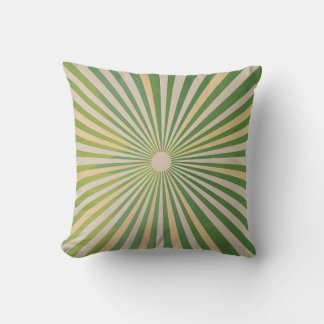 Retro Vintage Sunburst Sun-rays Cushion