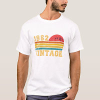 Retro Vintage Sunset 1962 Birthday