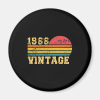 Retro Vintage Sunset 1966 Birthday