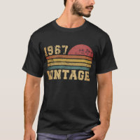 Retro Vintage Sunset 1967 Birthday