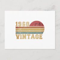Retro Vintage Sunset 1968 Birthday