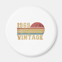 Retro Vintage Sunset 1969 Birthday